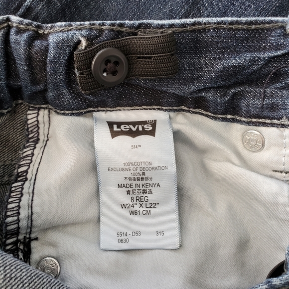 Levi's 514 Straight Jeans, Boys, Size 8 Reg - Picture 9 of 9